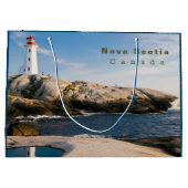 ペギスポイントライトハウスアトランティックカナダ ラージペーパーバッグ (裏面)