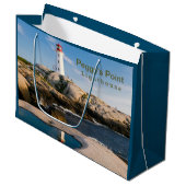 ペギスポイントライトハウスアトランティックカナダ ラージペーパーバッグ (正面アングル)