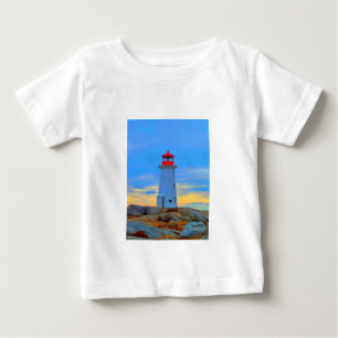 ペギーの入り江のライトハウスワイシャツのライトハウスルート ベビーTシャツ