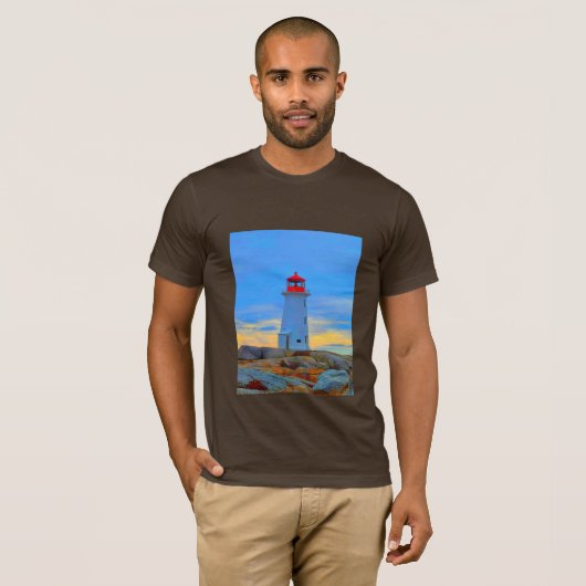 ペギーの入り江のライトハウスワイシャツのライトハウスルート Tシャツ (正面フル)