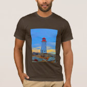 ペギーの入り江のライトハウスワイシャツのライトハウスルート Tシャツ (正面)