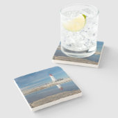 ペギーの入江の灯台|カナダ ストーンコースター (横)