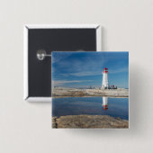 ペギーの入江の灯台|カナダ 缶バッジ (正面&裏面)