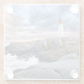 ペギーの入江の灯台 ガラスコースター (裏面)