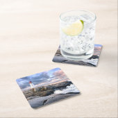 ペギーの入江の灯台 スクエアペーパーコースター (インサイチュ)