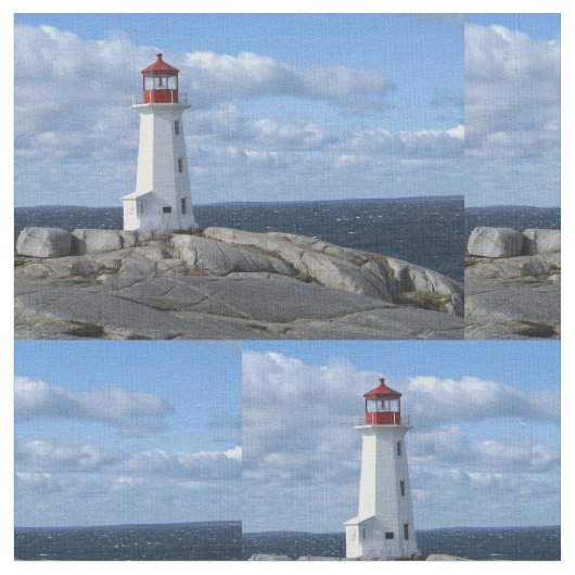 ペギーの入江の灯台 ファブリック (クローズアップ)