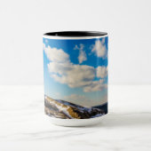 ペギーの入江、ノバスコシアの灯台|冬 マグカップ (中央)