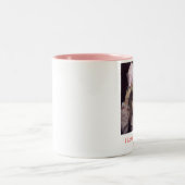 ペギースー、私は人形を.....そうそこに愛します! ツートーンマグカップ (中央)