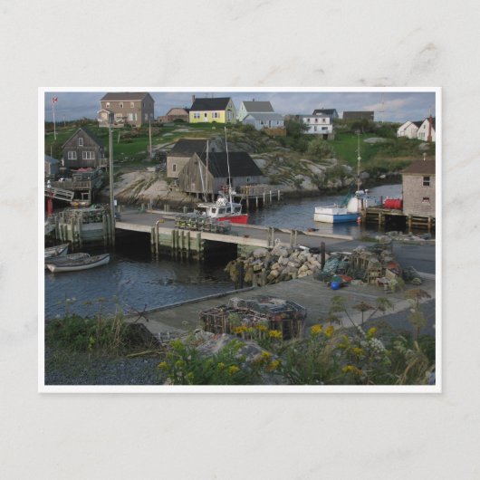 ペギーズコーブハリファックスノバスコシアカナダ ポストカード (正面)