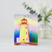 ペギーズコーブライトハウスノバスコシアポストカード ポストカード (スタンド正面)