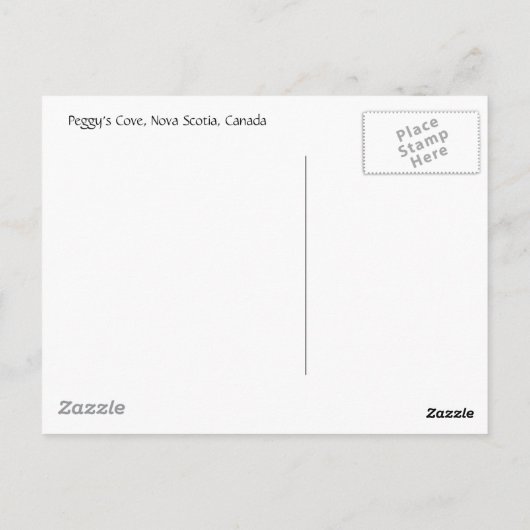 ペギーズコーブライトハウスポストカード ポストカード (裏面)