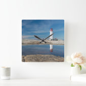 ペギーズコーブライトハウス |カナダ スクエア壁時計 (ホーム)