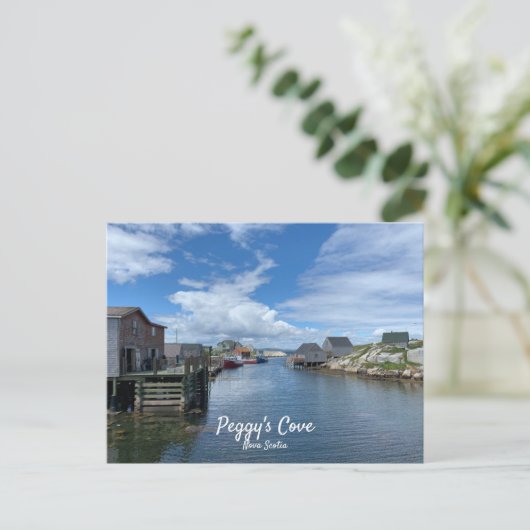 ペギーズコーブ魚釣りビレッジハガキ ポストカード (スタンド正面)