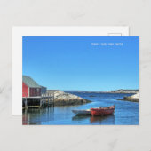 ペギーズコーブ，ノバスコシア シーズンポストカード (正面/裏面)