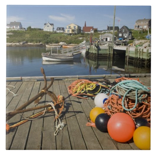 ペギーズ·コーブ，ノヴァスコシア，カナダ2 タイル (正面)