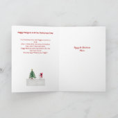 ペギー・ペンギンのクリスマスカード カード (内部)