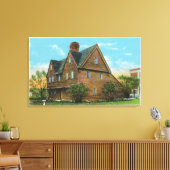 ペクットハウスの外観 キャンバスプリント (インサイチュ (リビング))