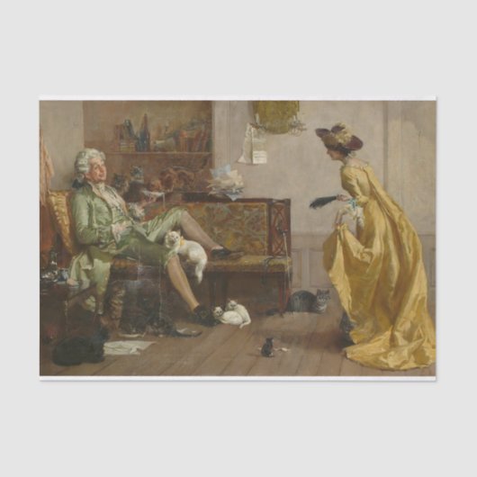 ペグウォッチントンアビジンアエクセントリック猫好き 薄葉紙 (正面)