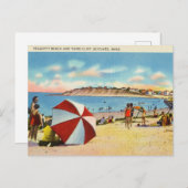 ペグゴティビーチサードクリフシトゥート，マサチューセッツ ポストカード (正面/裏面)