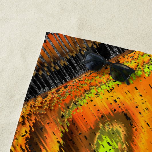 ペケノモザイコアマレラド横変形 ビーチタオル (インサイチュ)