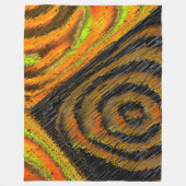 ペケノモザイコアマレラド横変形 フリースブランケット (正面)