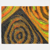 ペケノモザイコアマレラド横変形 フリースブランケット (正面(横))