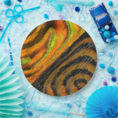 ペケノモザイコアマレラド横変形 ペーパープレート (パーティー)