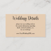 ペコウと芙蓉の図　広重　結婚 エンクロージャーカード (裏面)