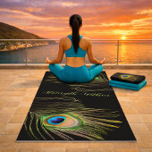 ペコウの羽根 - 優雅に動く - インスピレーション ヨガマット