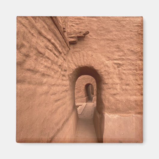 ペコスニューメキシコプエブロ遺跡 マグネット (正面)