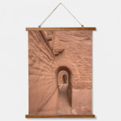 ペコスニューメキシコプエブロ遺跡 吊り下げ型タペストリー (正面)