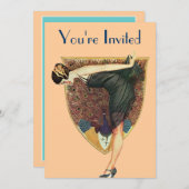 ペコックと淑女 招待状 (正面/裏面)