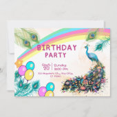 ペコンの誕生日パーティー  招待状   (正面)