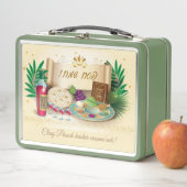 ペサックセデルコーシェールパスソーバーフーズヴィンテージ メタルランチボックス (インサイチュ)