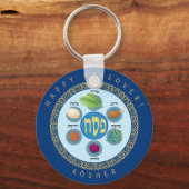 ペサックセデルコーシェールパスゾ違うーバー食品 キーホルダー (正面)