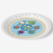 ペサックセデルコーシェールパスゾ違うーバー食品 ペーパープレート (アングル)