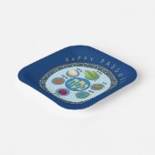 ペサックセデルコーシェールパスゾ違うーバー食品 ペーパープレート (傾斜あり)