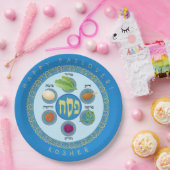 ペサックセデルコーシェールパスゾ違うーバー食品 ペーパープレート (パーティー)