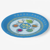 ペサックセデルコーシェールパスゾ違うーバー食品 ペーパープレート (アングル)