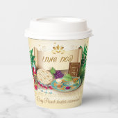 ペサックセデルコーシェールパスゾ違うーバー食品 紙コップ (正面)