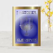 ペサックパソバーユダヤ祭 カード (黄色い花)