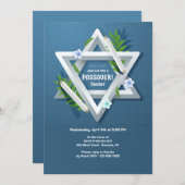 ペサハのセダールへの招待状 招待状 (正面/裏面)