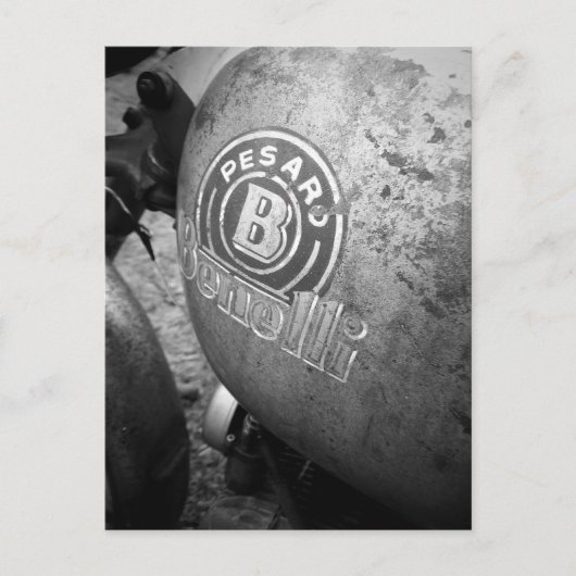 ペサロベネッリヴィンテージバイク ポストカード (正面)