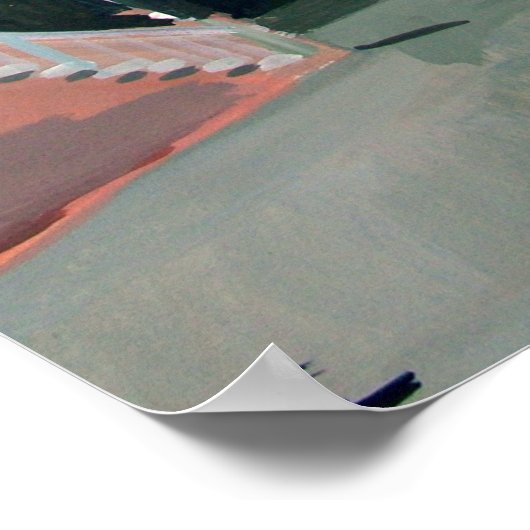 ペシェリアディリアルト絵を描ス ポスター (角)