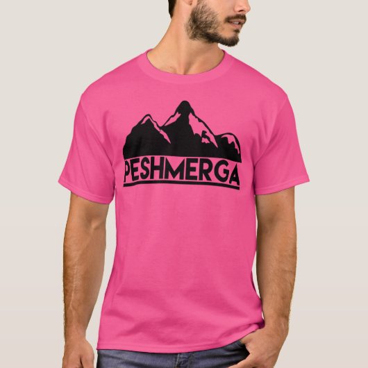 ペシュメルガ野球スリーブ Tシャツ (正面)