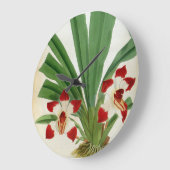 ペスカトーレクラボチュラムオーキッドリンデニアコレクション ラージ壁時計 (傾斜)