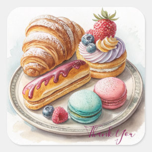 ペスカラフルフランスのリー スクエアシール