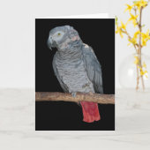ペスキーのオウムのカード カード (黄色い花)