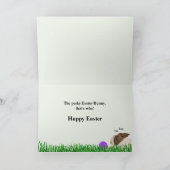 ペスキーイースターバニーロットワイラーイースターカード シーズンカード (内部)