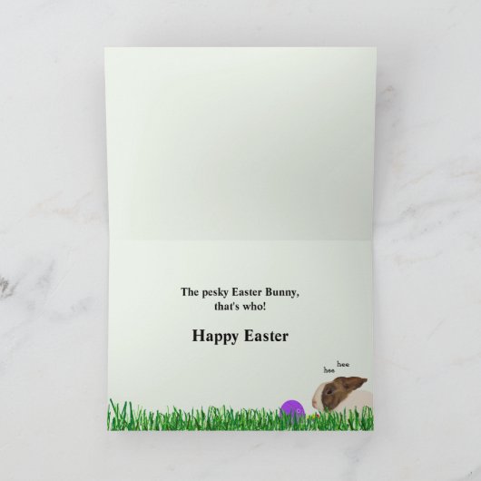 ペスキーイースターバニーロットワイラーイースターカード シーズンカード (内部)